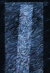 Kék torony, 1989 olaj, vászon, 175x125cm