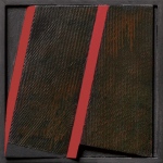 Mikroverzum I., 2013 akril, fa, 15x15cm