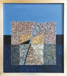 Vitális mezők, 1984 olaj, vászon, 40x40cm
