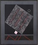 Éjszakai utazás, 1988 olaj, vászon, 80x70cm
