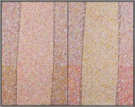 Oszlopok, 1986 olaj, vászon, 110x140cm