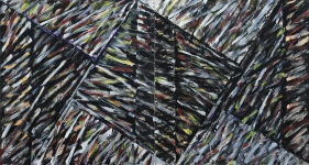 Panta Rhei, 1990 olaj, vászon, 150x280cm